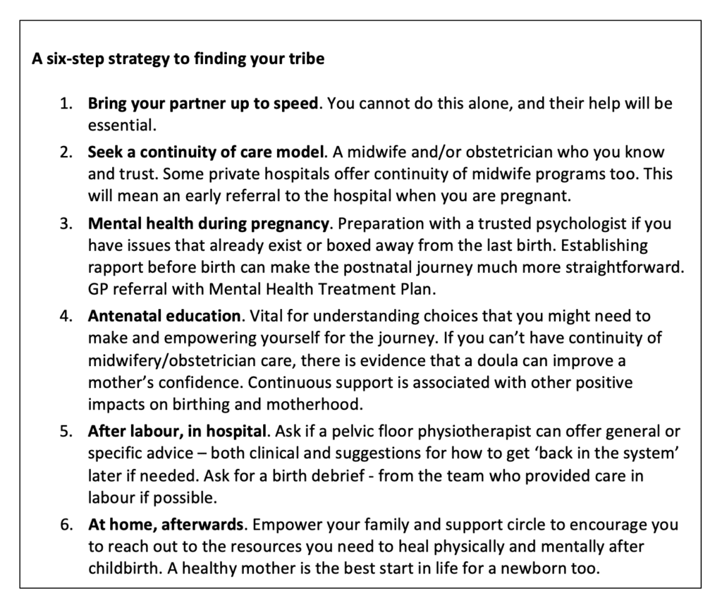 Finding Your Tribe 1 Finding Your Tribe | Postnatal Care