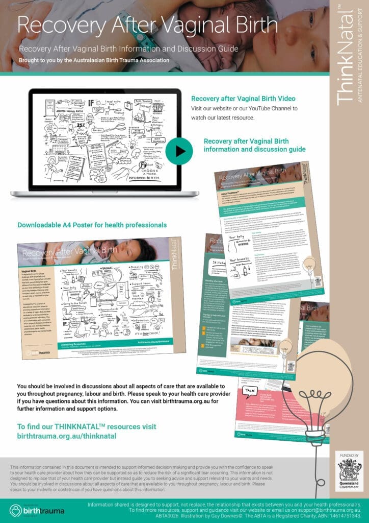 thinknatal 3 ABTA birth trauma - recovery afterbirth trauma - thinknatal - overview summary